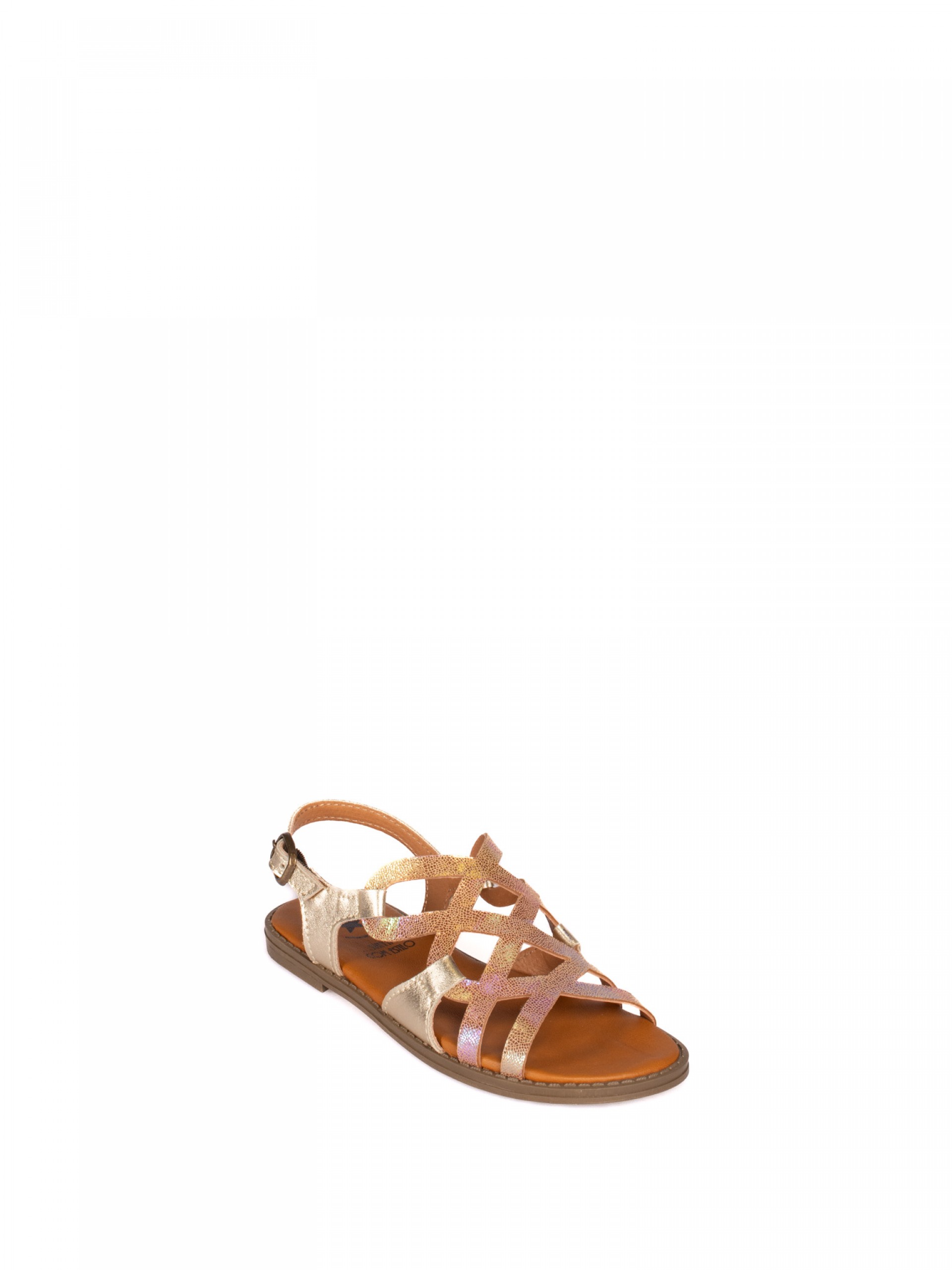 Sandália em Pele Multicores