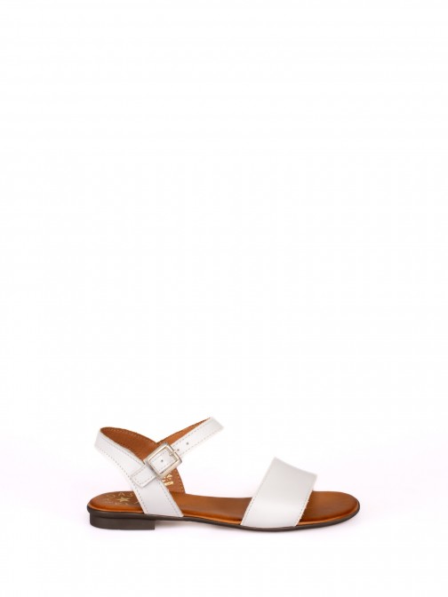 Leather Flat Sandal