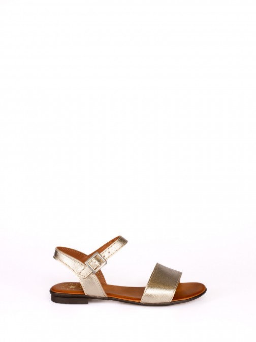 Leather Flat Sandal