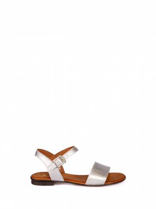 Leather Flat Sandal