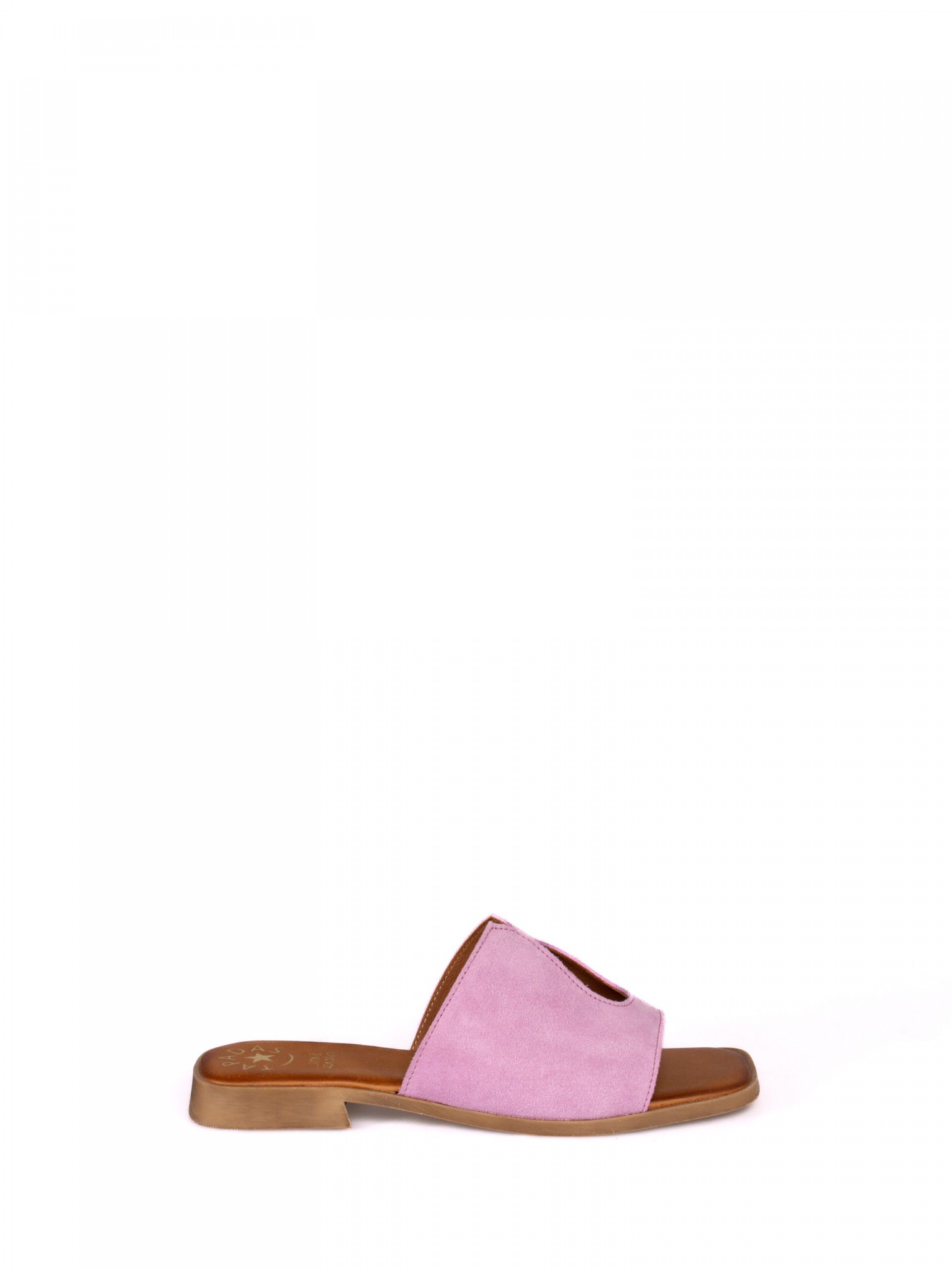 Suede Flat Sandal