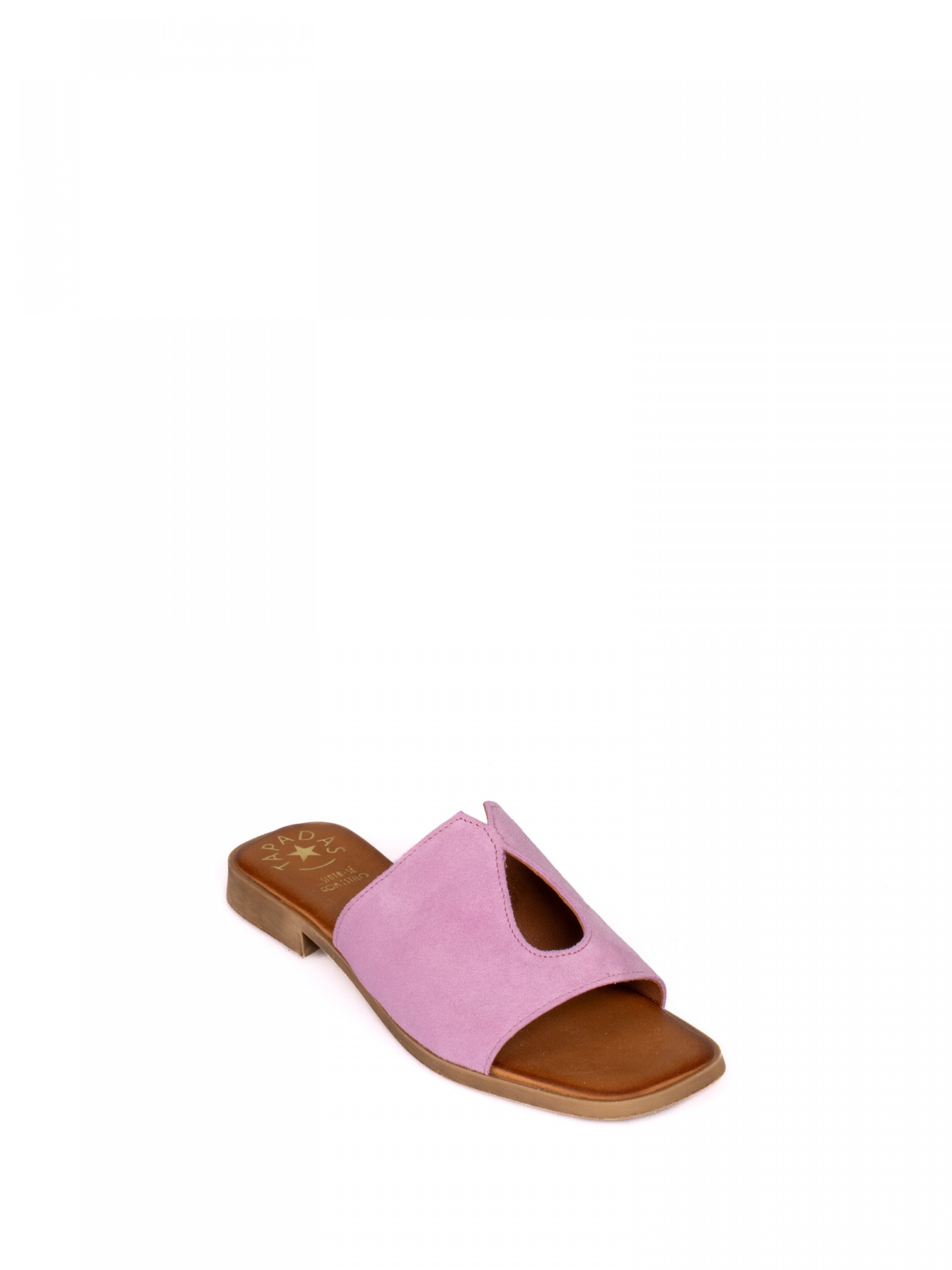 Suede Flat Sandal