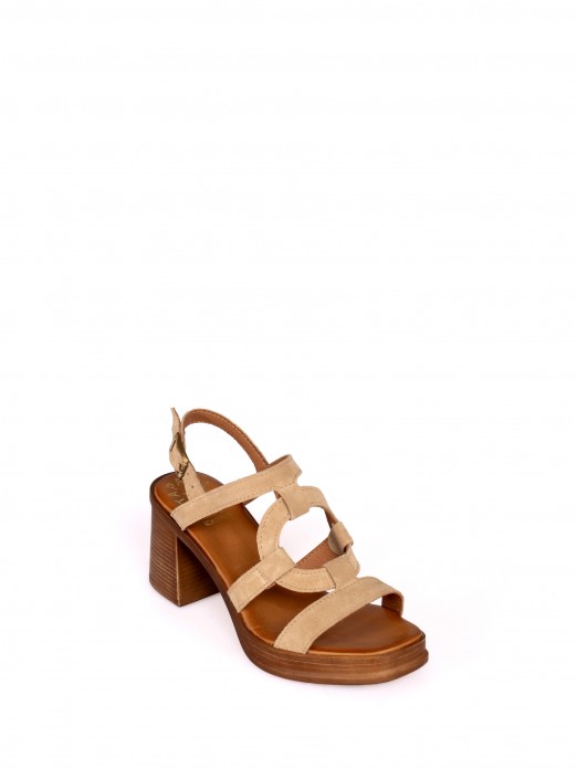 Suede Straps Sandals