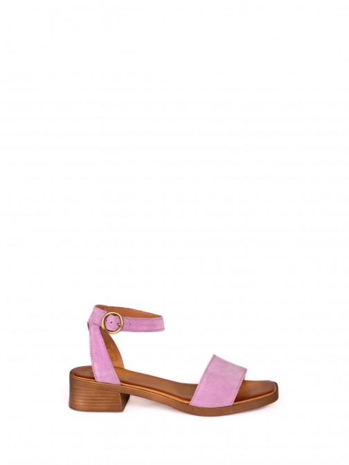 Suede Flat Sandal