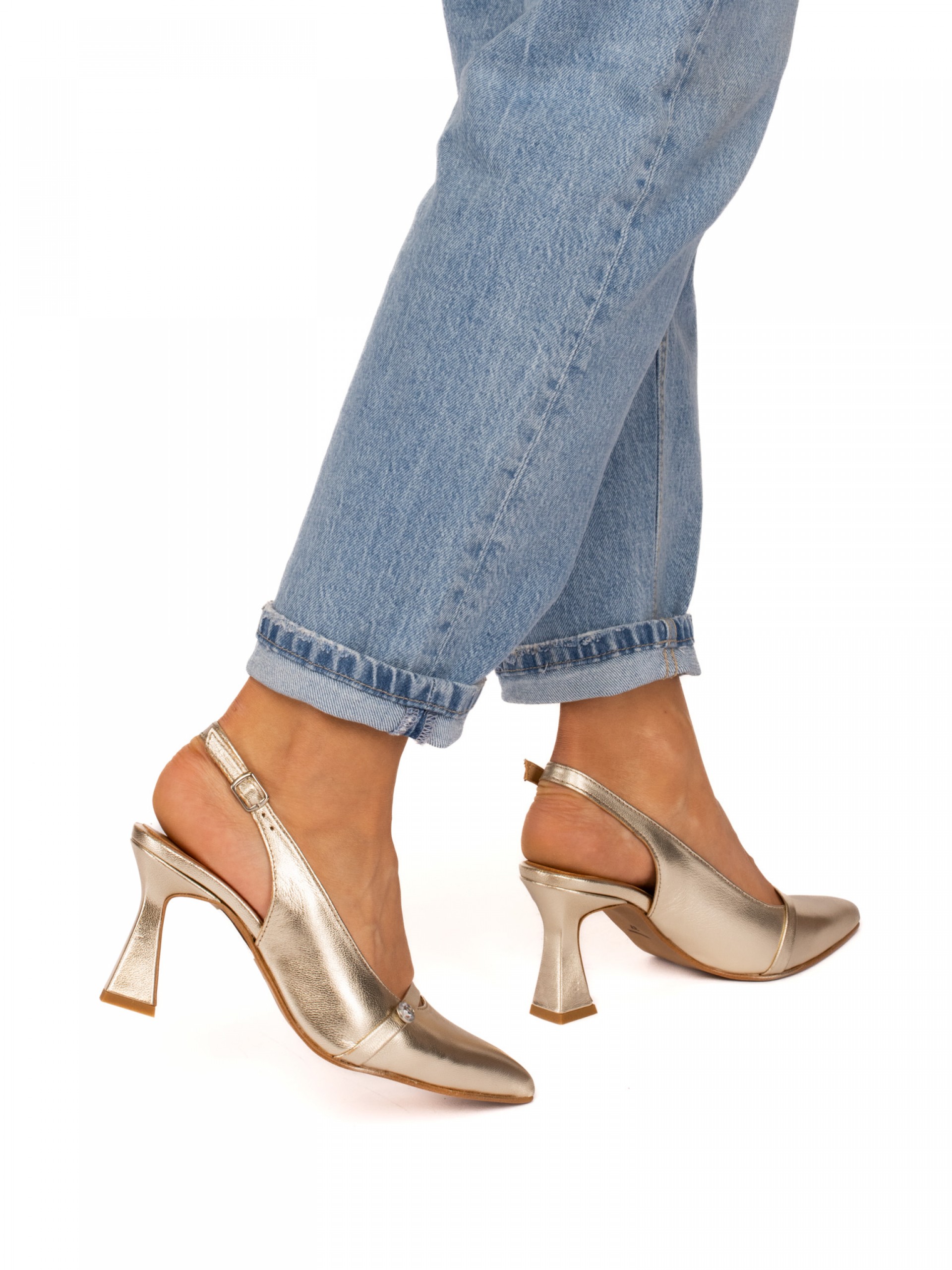 High Heel Leather Shoe