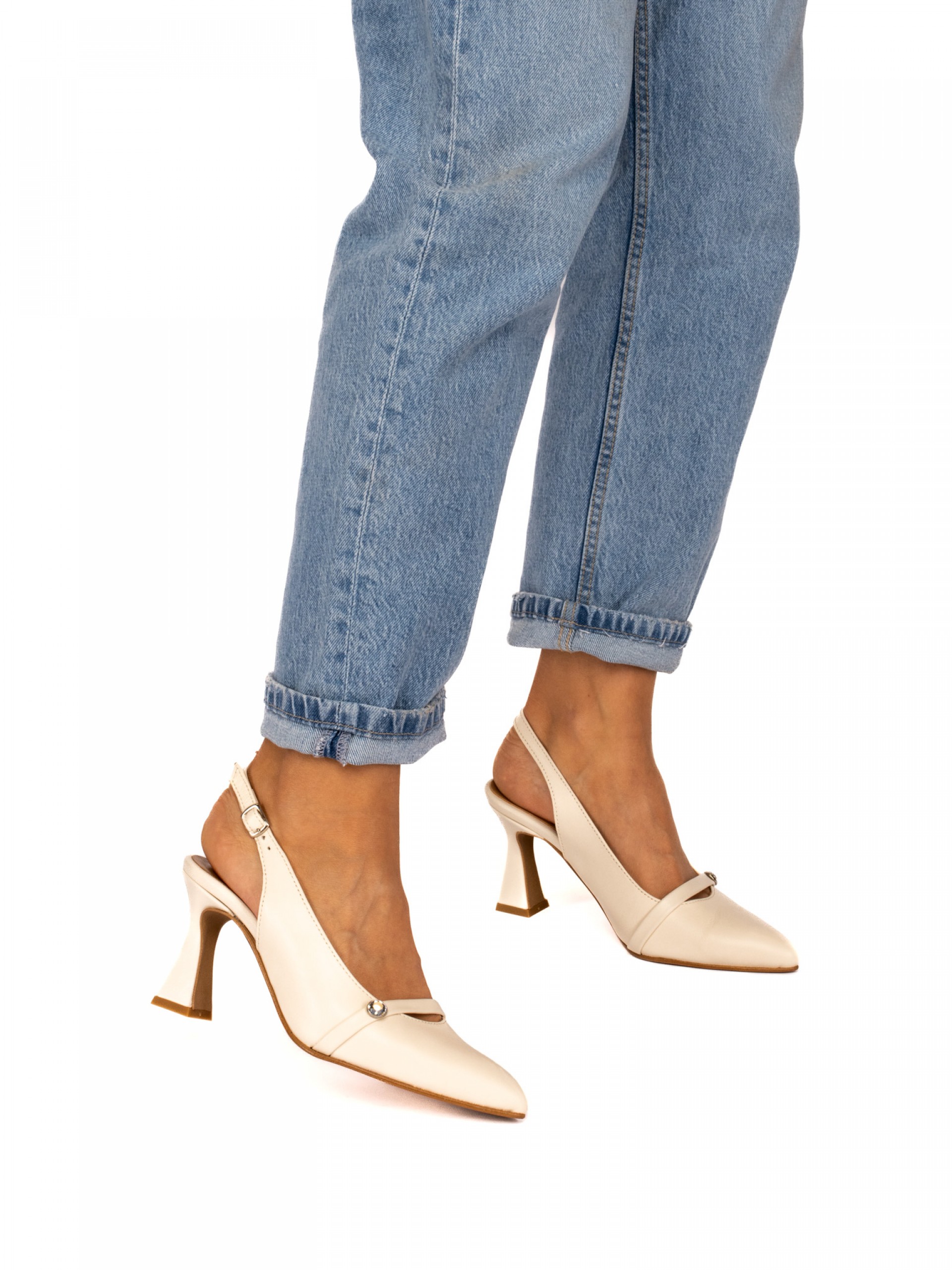 High Heel Leather Shoe