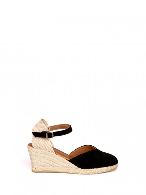 Wedge espadrilles in suede