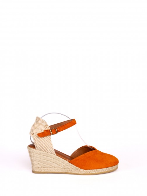 Wedge espadrilles in suede