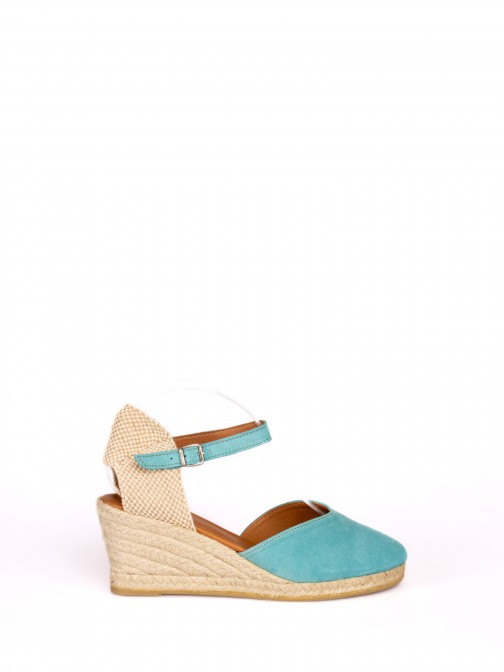 Wedge espadrilles in suede