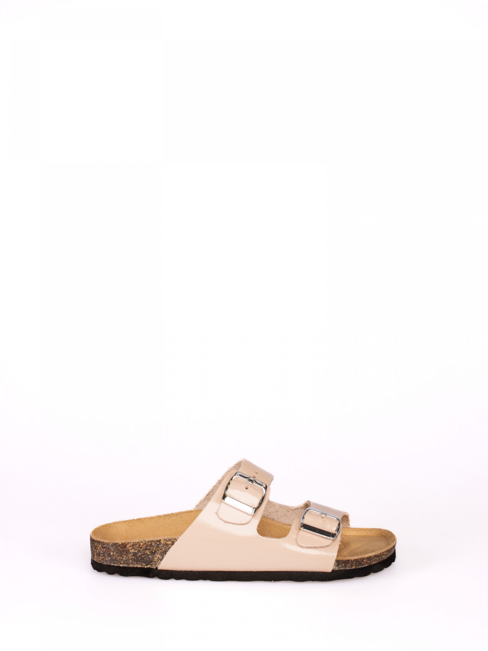 Two Straps Patent Leather Bio Slipper