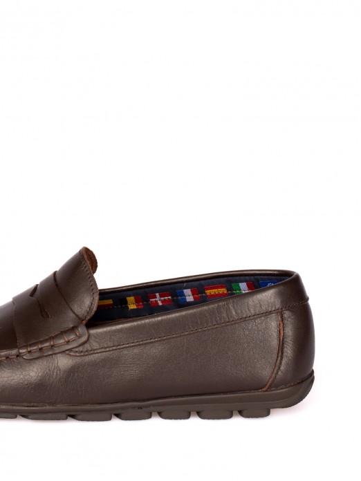 Leather Penny Loafers