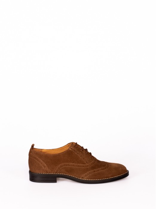 Suede Oxford Shoes