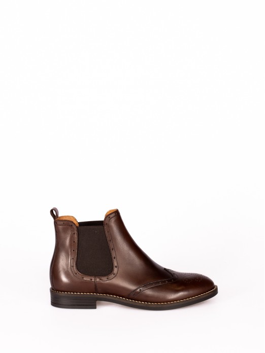 Leather Chelsea Ankle Boots