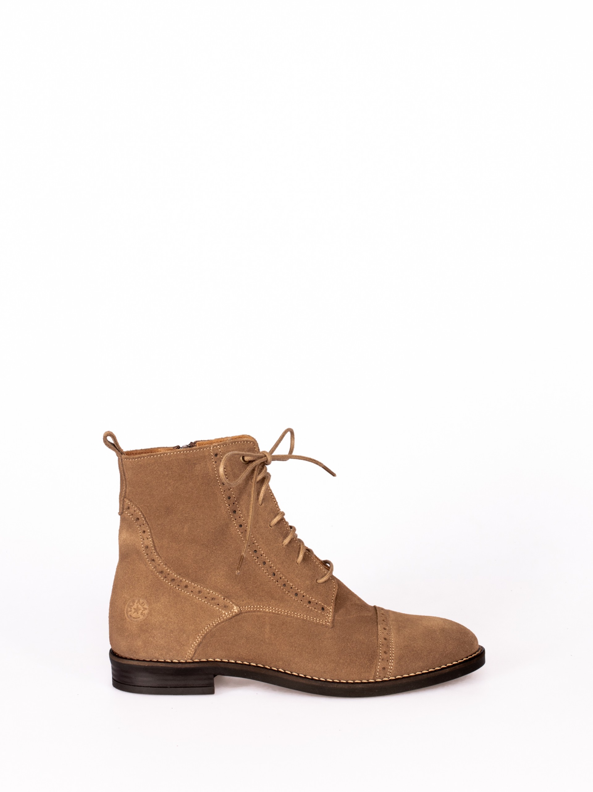 Botim Oxford Atacadores em Camurça