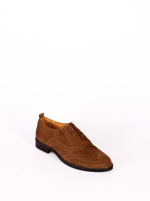 Suede Oxford Shoes