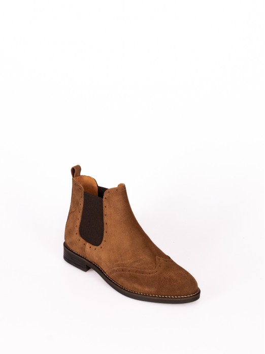 Suede Chelsea Ankle Boots