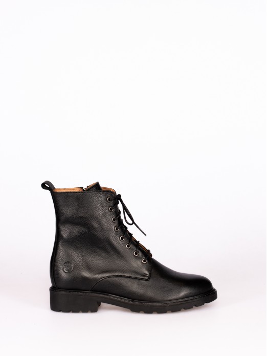 Leather Military Boot