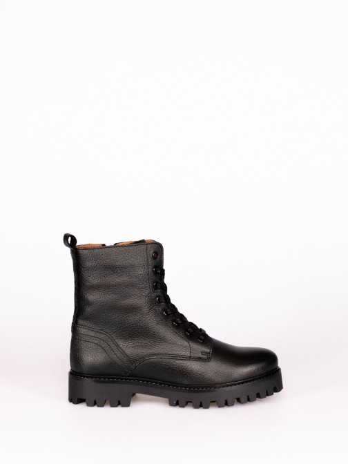 Military Boot in Leather