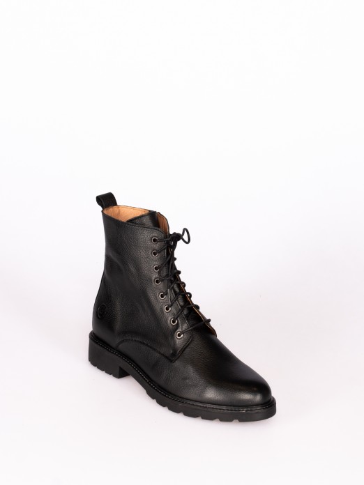 Leather Military Boot