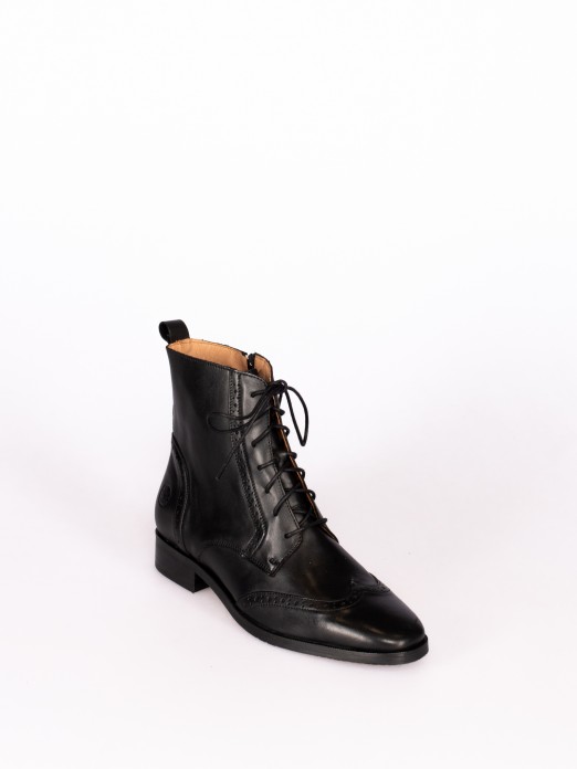 Leather Oxford Boot