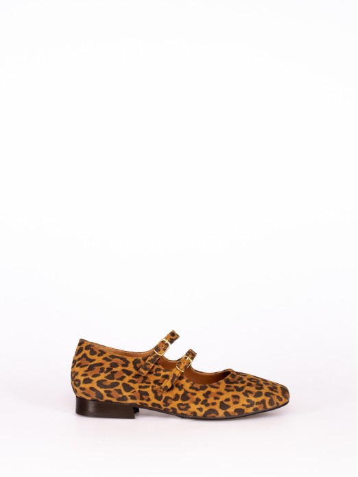 Mary Jane Animal Print Shoes