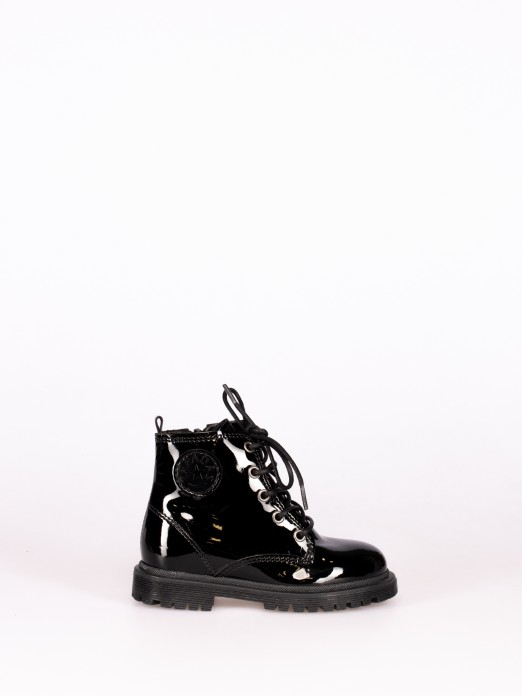 Patent Leather Boot