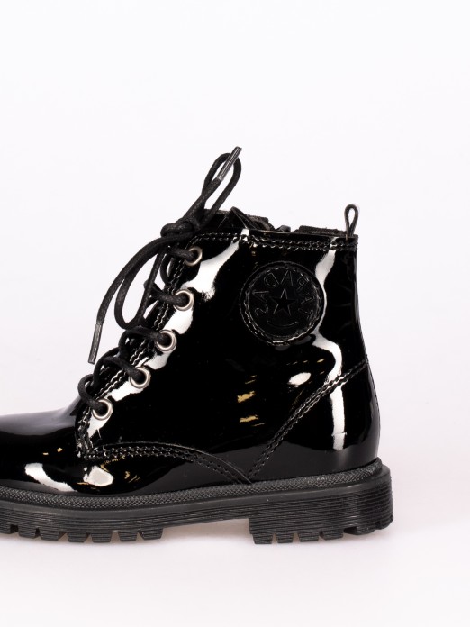 Patent Leather Boot