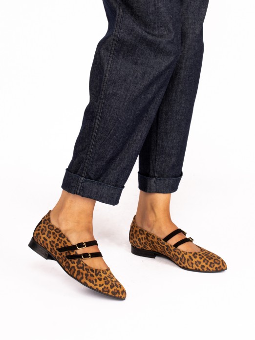 Mary Jane Animal Print Shoes