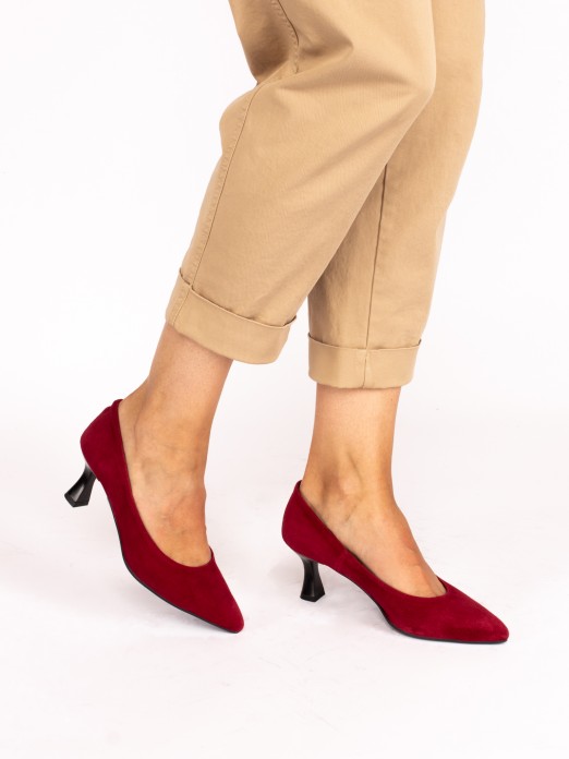 Stiletto Shoe in Suede