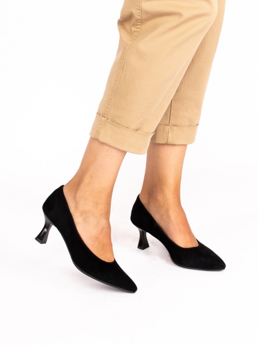 Stiletto Shoe in Suede