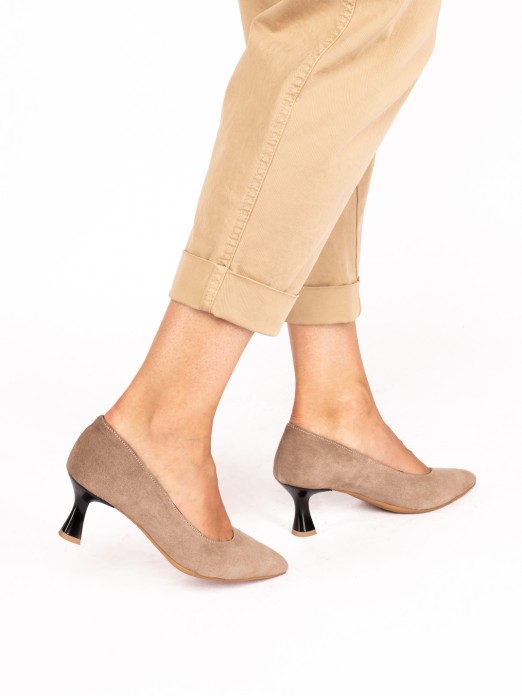 Stiletto Shoe in Suede