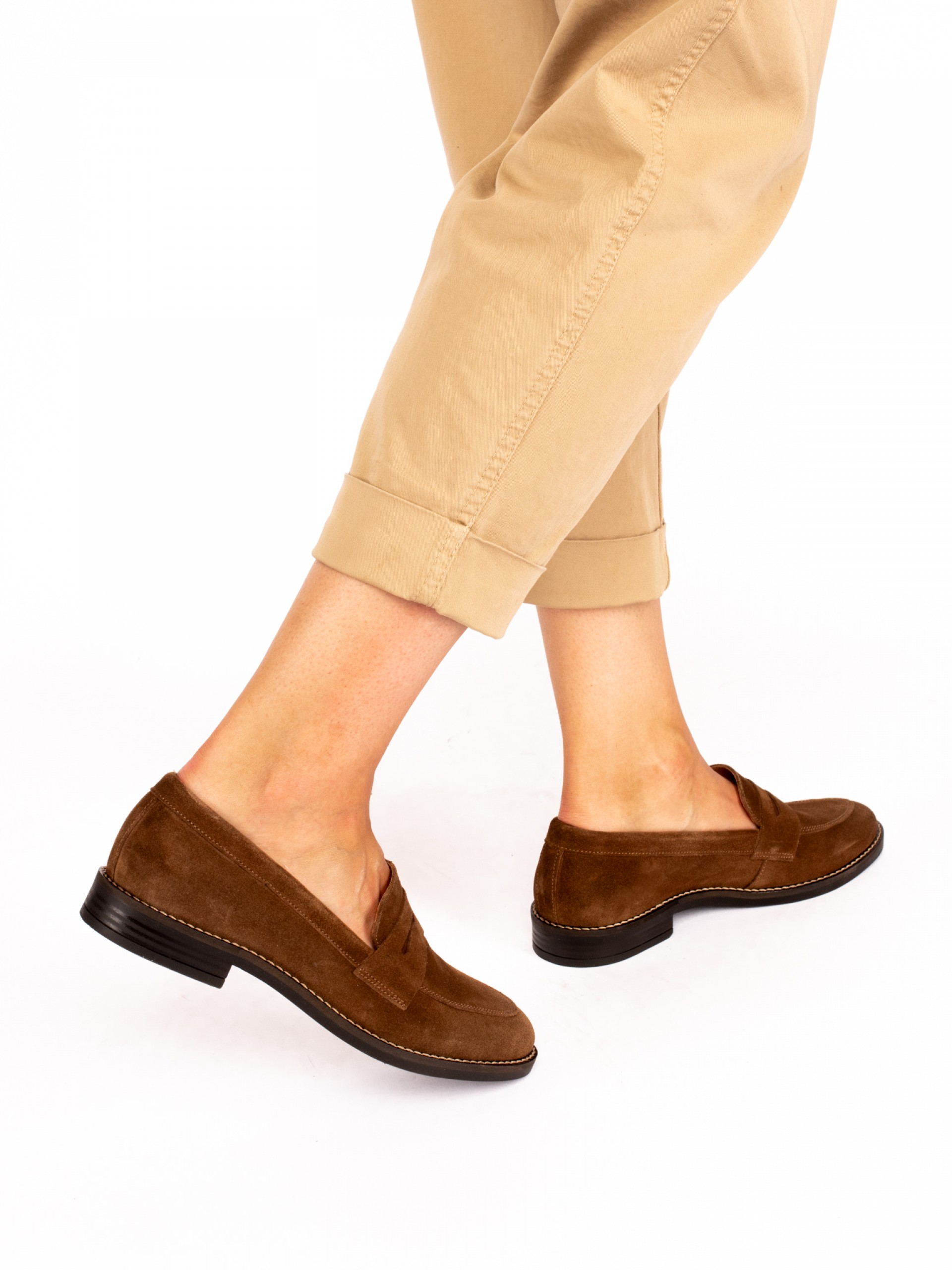 Mocassim Clássico em Camurça