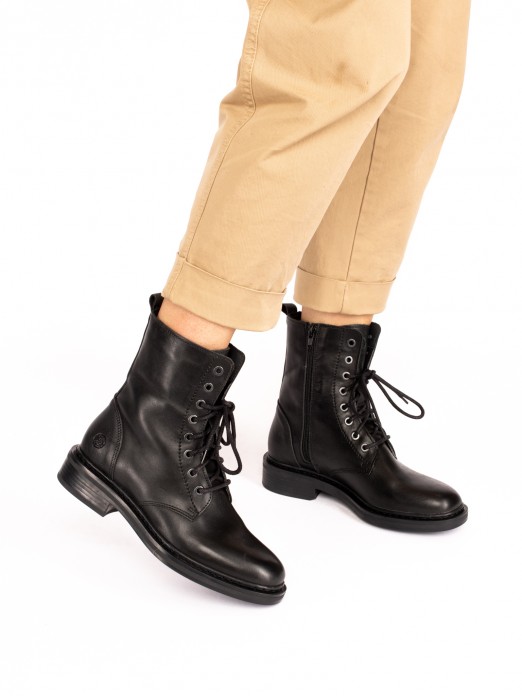 Military Boot in Leather