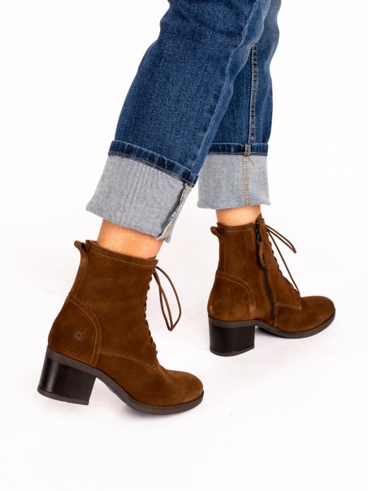 High Heel Suede Boot