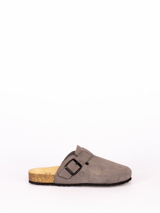 Suede Clogs