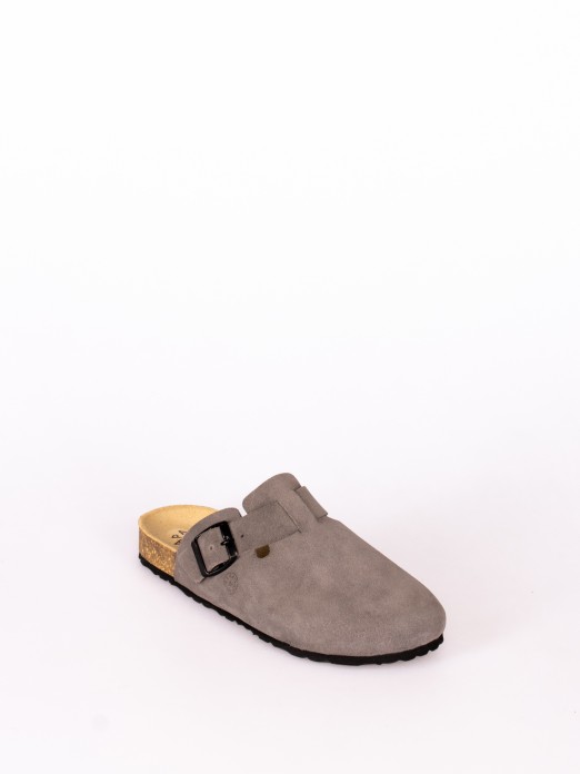 Suede Clogs