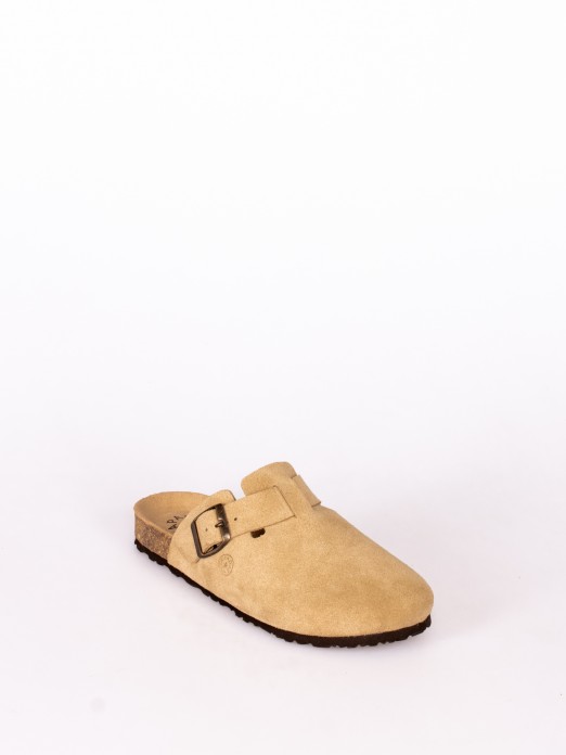 Suede Clogs