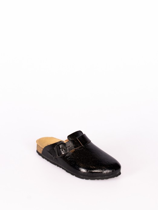 Patent Leather Clogs