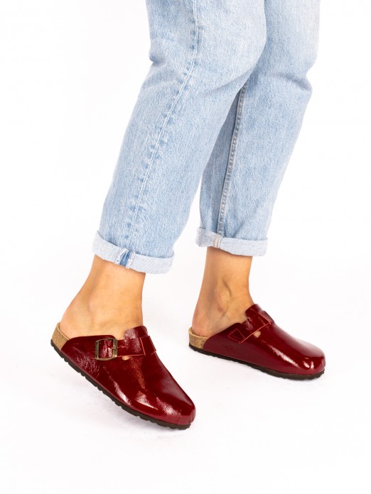 Patent Leather Clogs