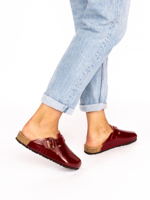 Patent Leather Clogs