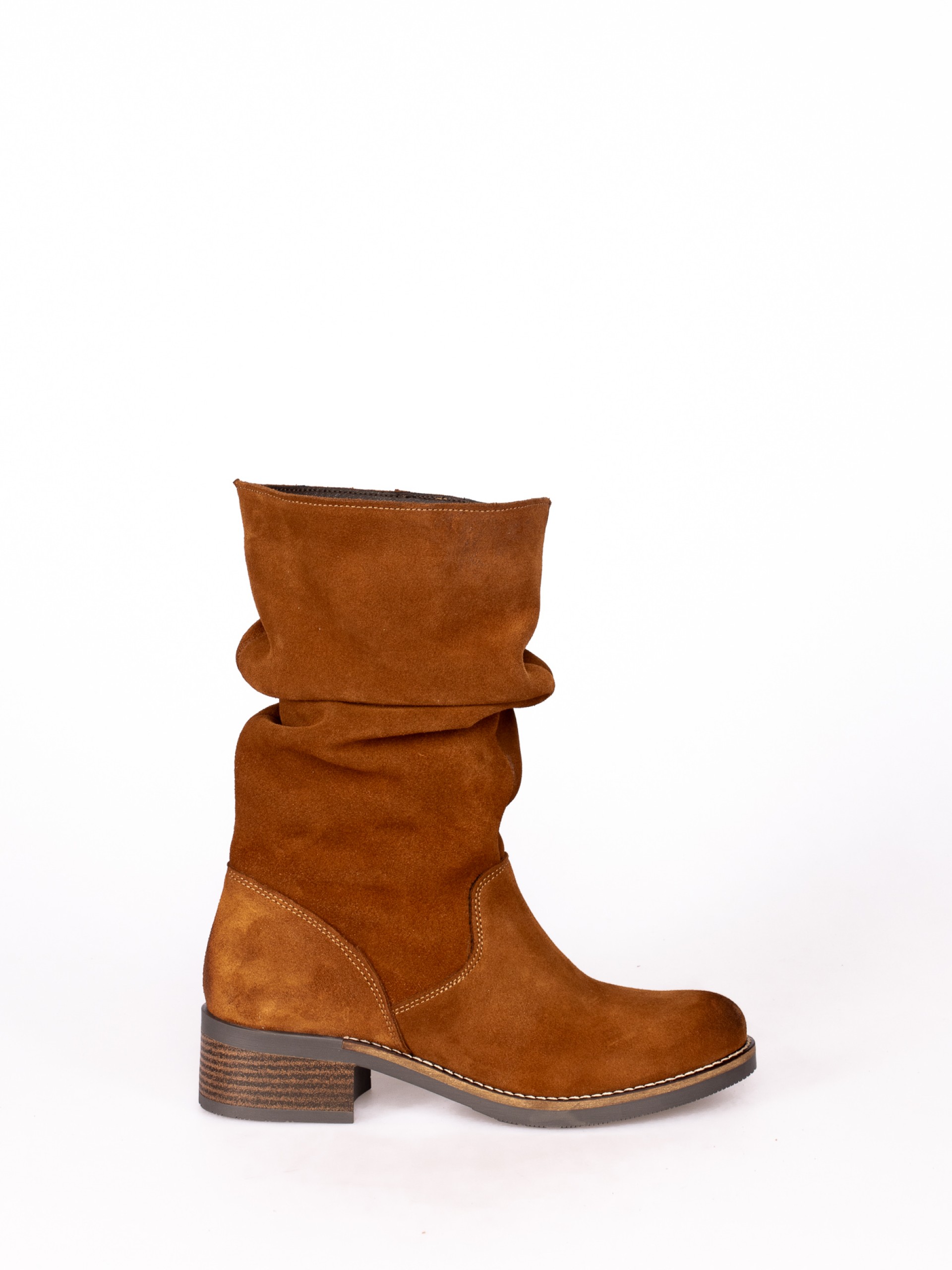 Mid-Calf Boot in Suede