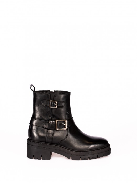 High-Platform Leather Boot