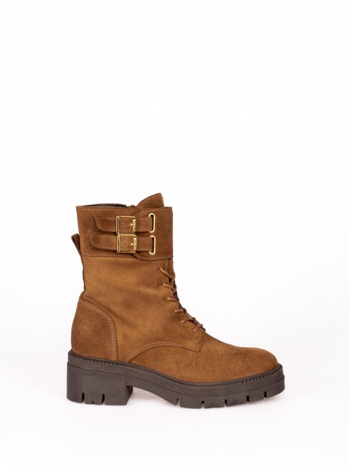 High-Platform Suede Boot