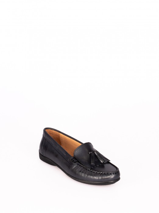 Leather Nautical Moccasins