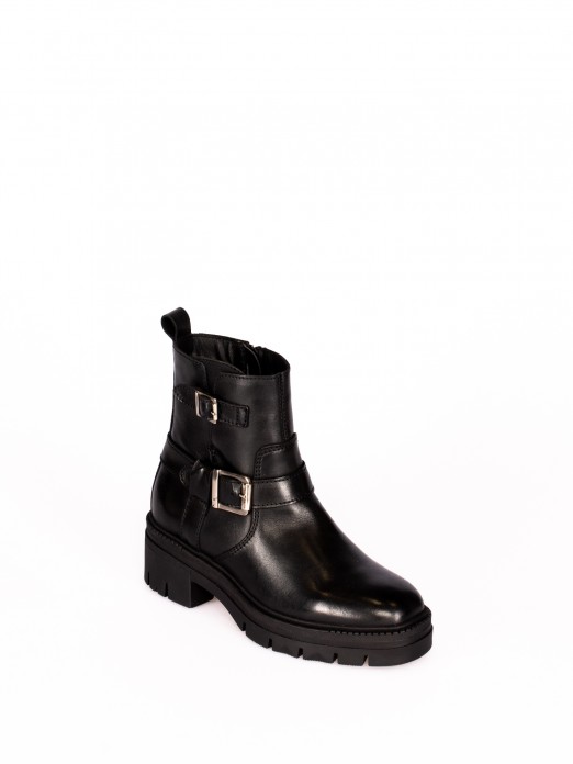 High-Platform Leather Boot