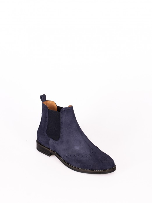 Suede Chelsea Ankle Boots