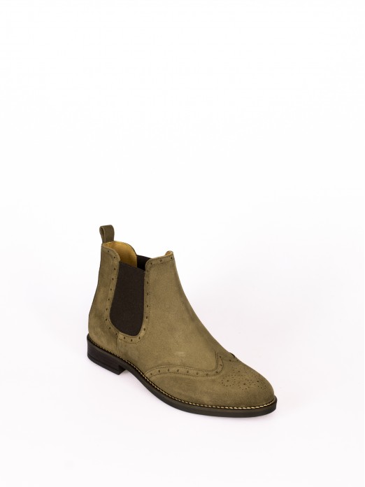 Suede Chelsea Ankle Boots