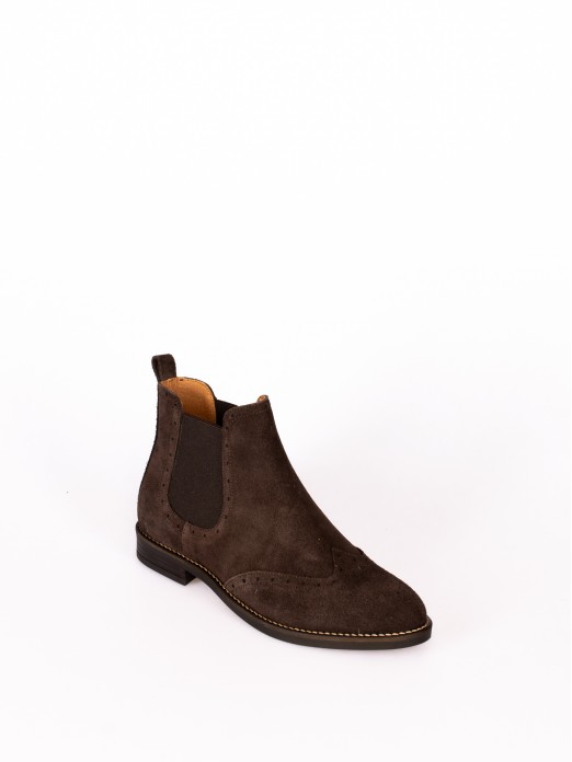 Suede Chelsea Ankle Boots