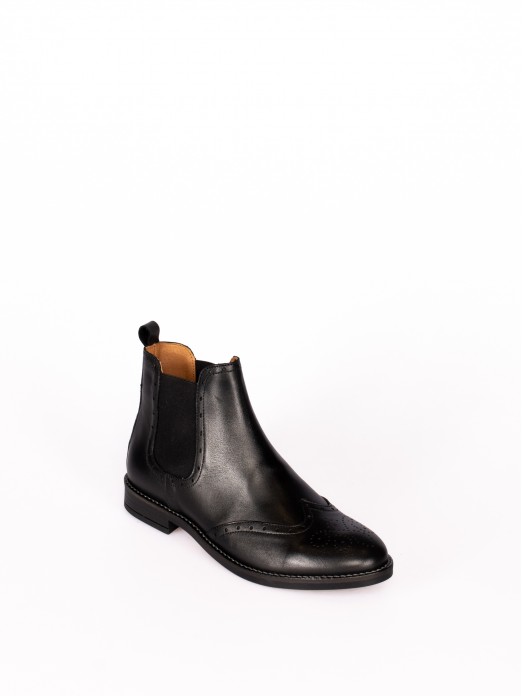 Leather Chelsea Ankle Boots