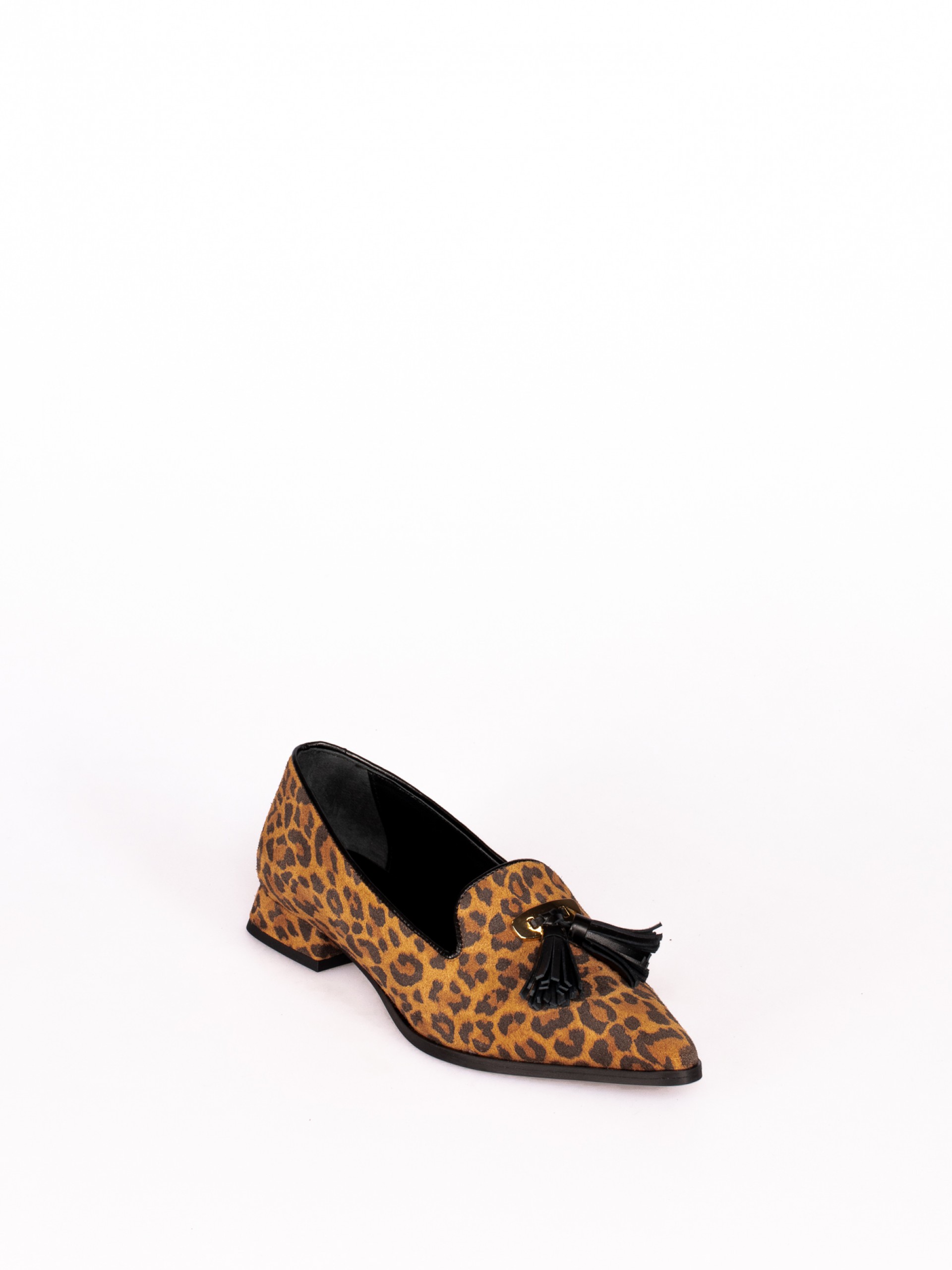 Animal Print Shoe with Charms